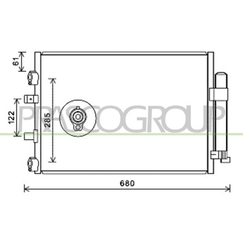 PRASCO Kondensator, Klimaanlage PrascoSelection FD719C001
