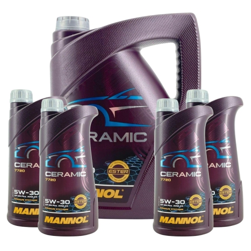 Motor&ouml;l Motoren&ouml;l Mannol Ceramic 5W-30 9 Liter Kanister MN7720-5