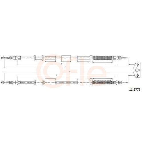 COFLE Seilzug, Feststellbremse 11.5775