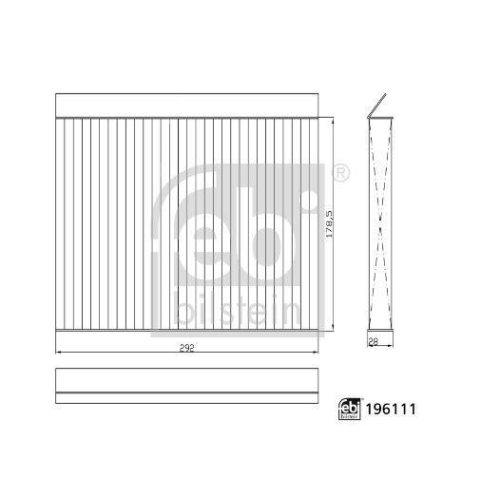 FEBI BILSTEIN Filter, Innenraumluft 196111