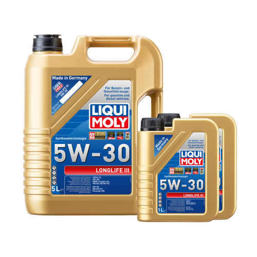 Liqui Moly Longlife III Motor&ouml;l Motoren&ouml;l 5W-30 7-Liter - 20646+20647