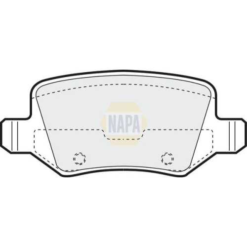 NAPA Bremsbelagsatz, Scheibenbremse NAPA NBP1120