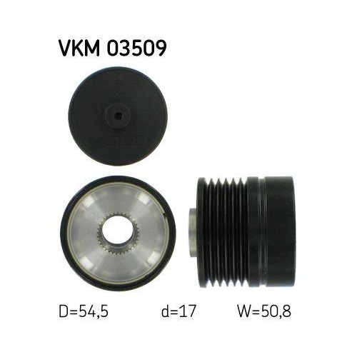 SKF Generatorfreilauf VKM 03509