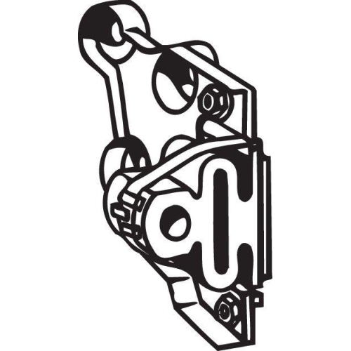 BOSAL Halter, Abgasanlage 255-549