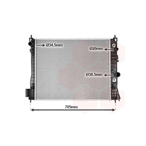 VAN WEZEL K&uuml;hler, Motork&uuml;hlung 37002655