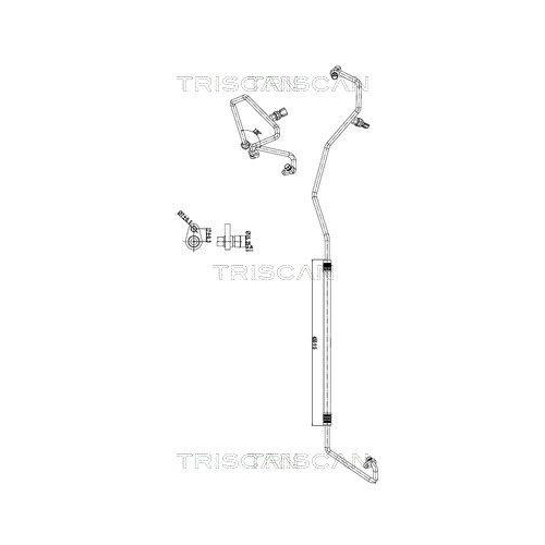 TRISCAN Hochdruck-/Niederdruckleitung, Klimaanlage 9010 10034