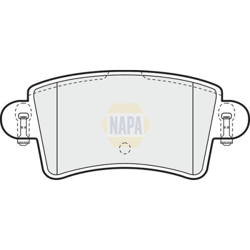NAPA Bremsbelagsatz, Scheibenbremse NAPA NBP1123