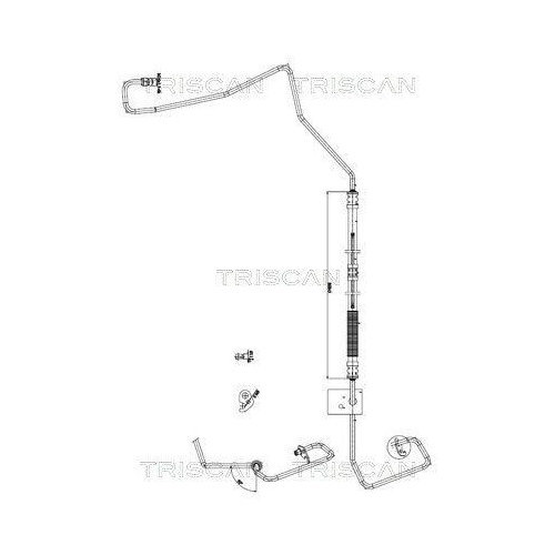 TRISCAN Hydraulikschlauch, Lenkung 8516 16028