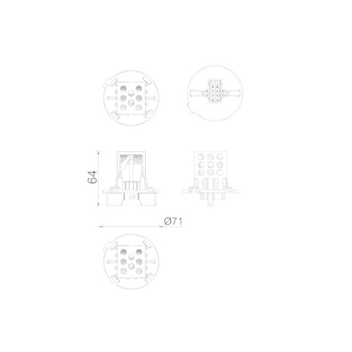 MAHLE Widerstand, Innenraumgebläse BEHR *** PREMIUM LINE ***