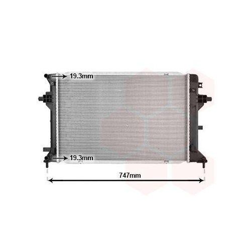 VAN WEZEL K&uuml;hler, Motork&uuml;hlung 82012747