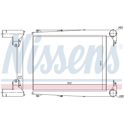 NISSENS Ladeluftk&uuml;hler 97074