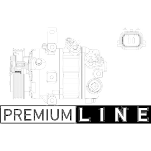 MAHLE Kompressor, Klimaanlage BEHR *** PREMIUM LINE *** ACP 634 000P