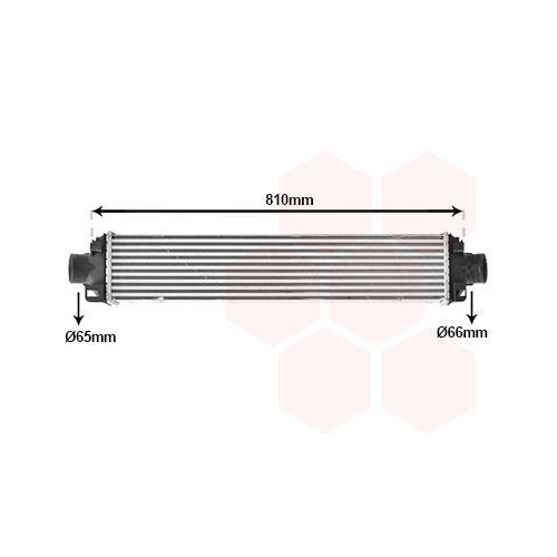 VAN WEZEL Ladeluftkühler 03014719