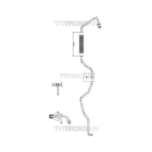 TRISCAN Hydraulikschlauch, Lenkung 8516 13002