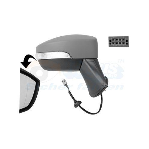 VAN WEZEL Au&szlig;enspiegel * HAGUS * 1802808