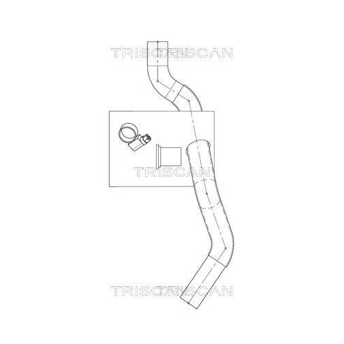 TRISCAN Hydraulikschlauch, Lenkung 8516 29093