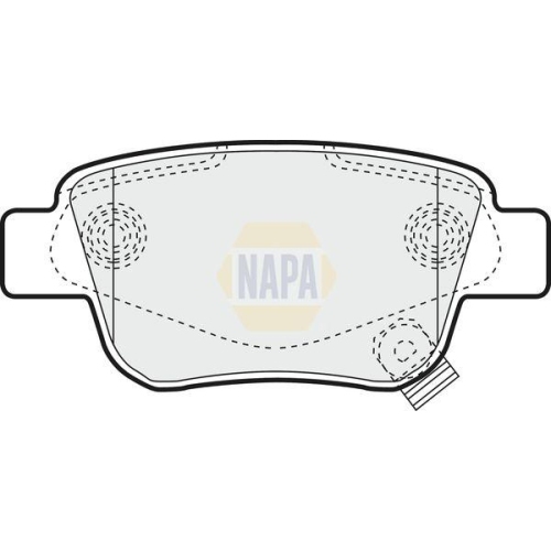 NAPA Bremsbelagsatz, Scheibenbremse NAPA NBP1126