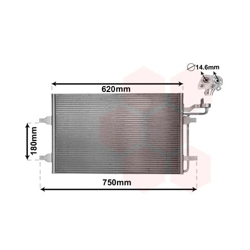VAN WEZEL Kondensator, Klimaanlage 59005140