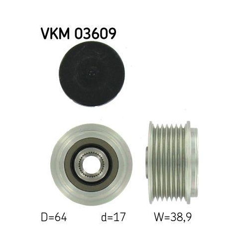 SKF Generatorfreilauf VKM 03609