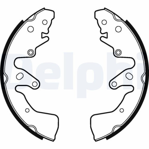 DELPHI Bremsbackensatz LS2024