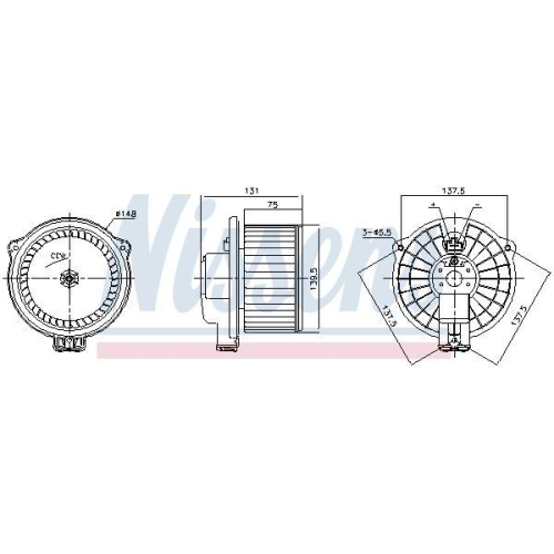 NISSENS Innenraumgebläse 87717