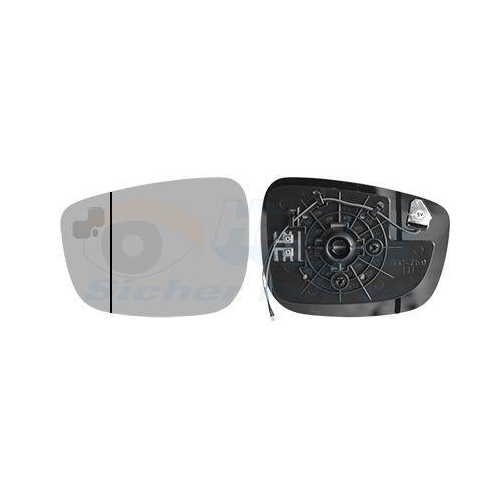 VAN WEZEL Spiegelglas, Au&szlig;enspiegel * HAGUS * 2791835