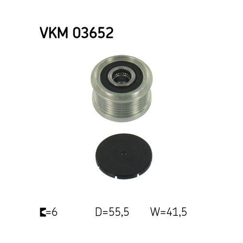 SKF Generatorfreilauf VKM 03652