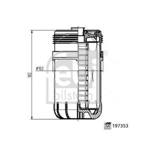 FEBI BILSTEIN Kraftstofffilter 197353