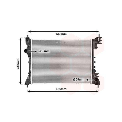 VAN WEZEL K&uuml;hler, Motork&uuml;hlung 01002117