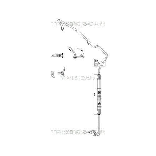 TRISCAN Hydraulikschlauch, Lenkung 8516 29053
