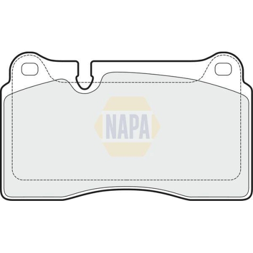 NAPA Bremsbelagsatz, Scheibenbremse NAPA NBP1129