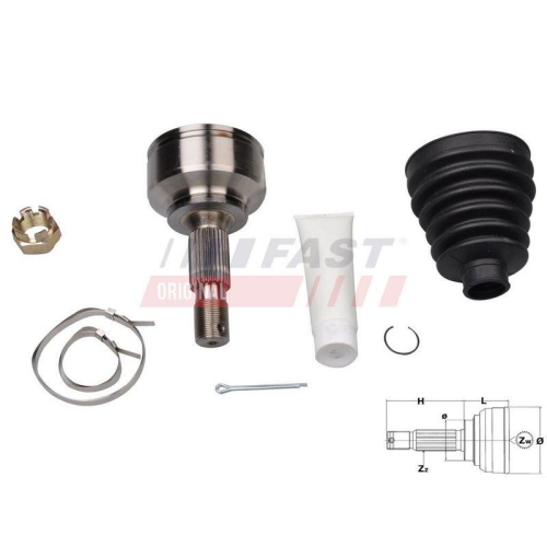 FAST Gelenksatz, Antriebswelle FT25090K