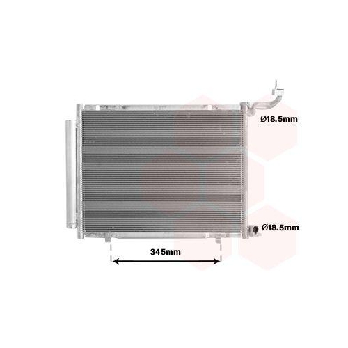 VAN WEZEL Kondensator, Klimaanlage 18015724