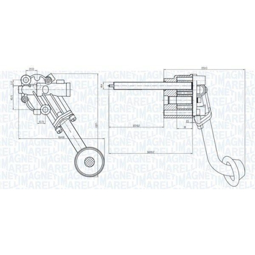 MAGNETI MARELLI Ölpumpe 351516000036