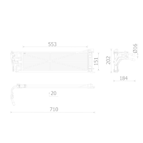 MAHLE Ölkühler, Automatikgetriebe BEHR *** PREMIUM LINE *** CLC 306 000P