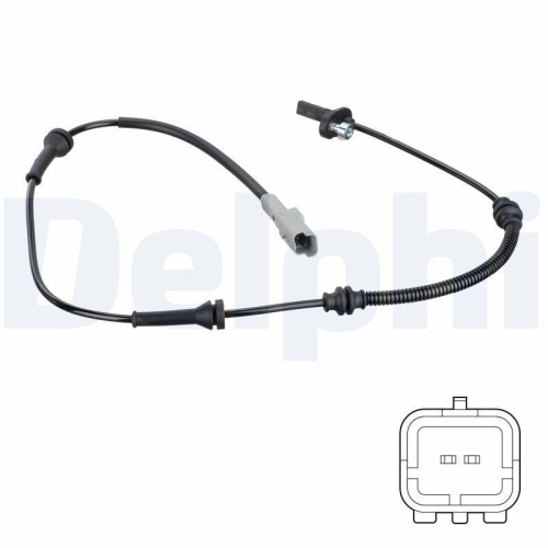 DELPHI Sensor, Raddrehzahl SS20780