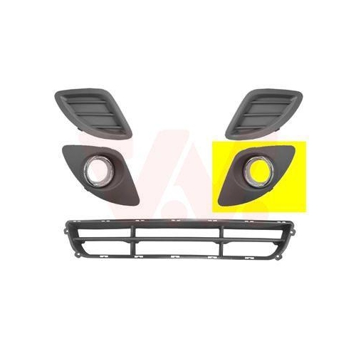 VAN WEZEL L&uuml;ftungsgitter, Sto&szlig;f&auml;nger 8353593