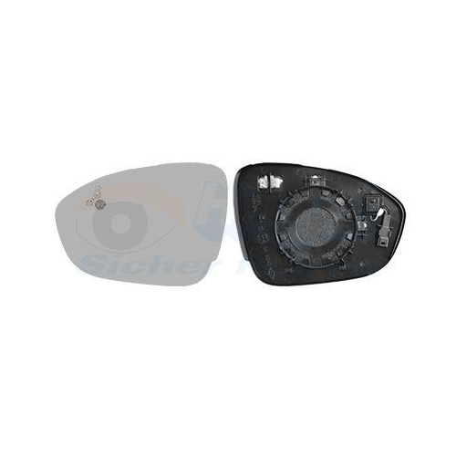 VAN WEZEL Spiegelglas, Au&szlig;enspiegel * HAGUS * 1510835