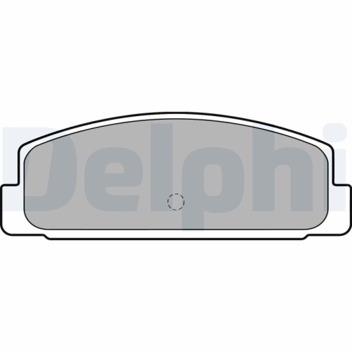 DELPHI Bremsbelagsatz, Scheibenbremse LP1766