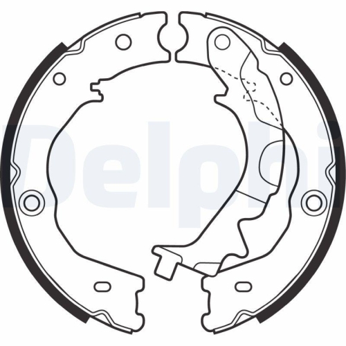 DELPHI Bremsbackensatz, Feststellbremse LS2031