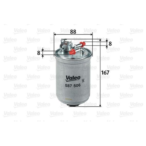 VALEO Kraftstofffilter 587506