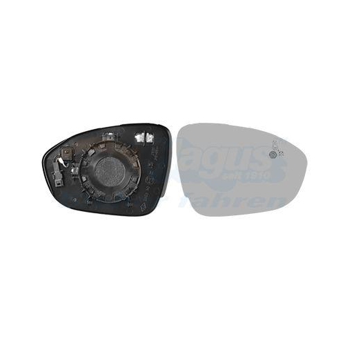 VAN WEZEL Spiegelglas, Au&szlig;enspiegel * HAGUS * 1510836