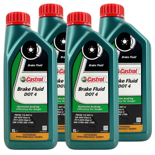Castrol Brake Fluid DOT 4 Bremsfl&uuml;ssigkeit SAE J1704 SAE J1703 4 Liter