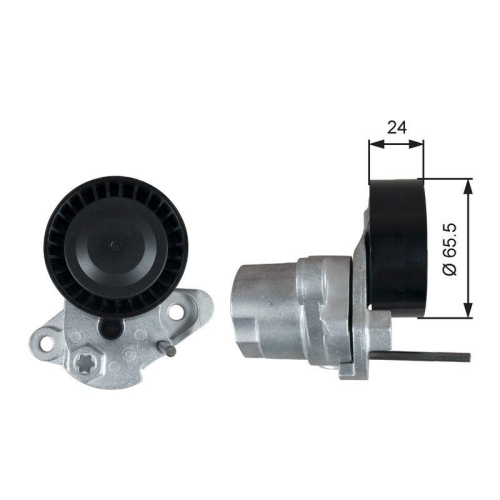 GATES Riemenspanner, Keilrippenriemen DriveAlign&trade; T39387
