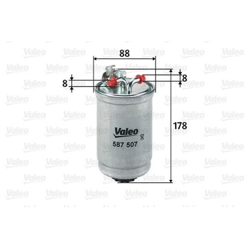 VALEO Kraftstofffilter 587507