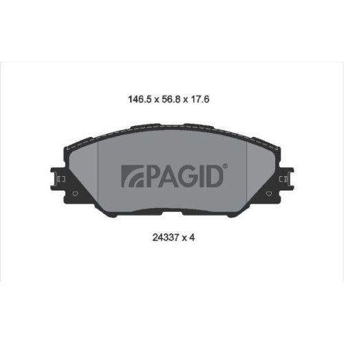 PAGID Bremsbelagsatz, Scheibenbremse T1581N