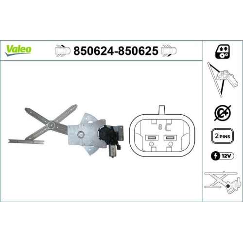 VALEO Fensterheber 850625
