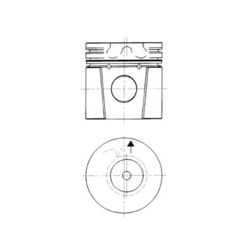 KOLBENSCHMIDT Kolben 92253600
