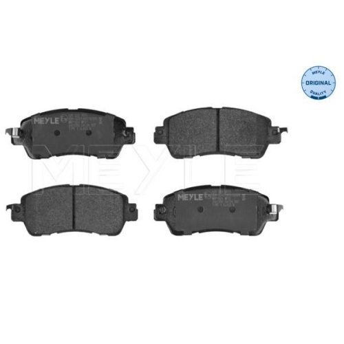 MEYLE Bremsbelagsatz, Scheibenbremse MEYLE-ORIGINAL: True to OE. 025 222 3515