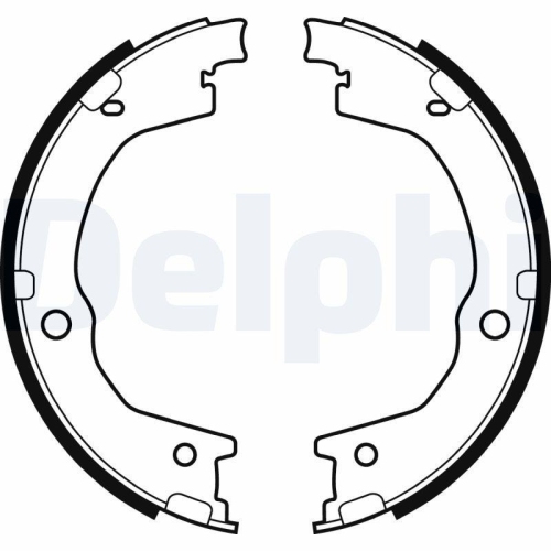 DELPHI Bremsbackensatz LS2035